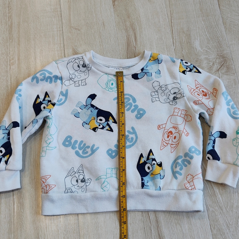 Target Kids Bluey Sweatshirts - White and Purple - Picture 7 of 10